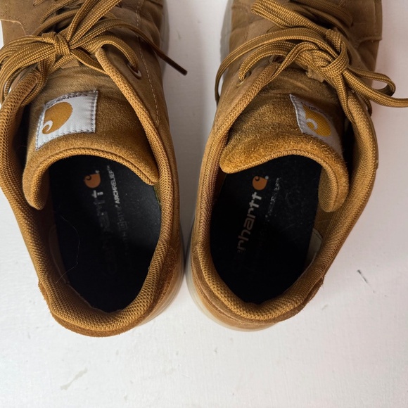 Carhartt Detroit Brown Suede Leather Soft Toe Work Sneaker - Picture 4 of 9